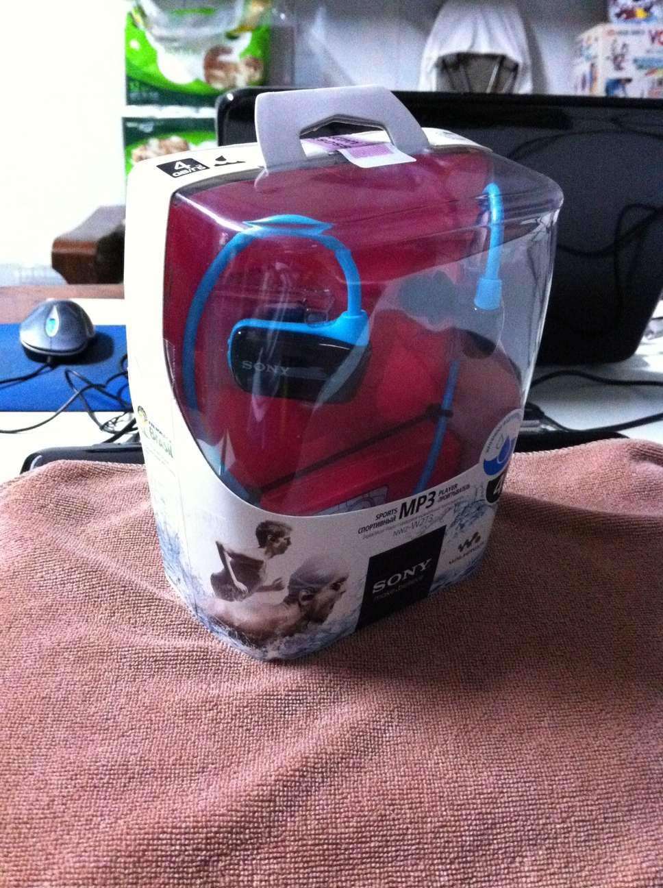 เครื่องเล่น MP3 วอล์คแมน W Series สีฟ้า ขนาดความจุ 4 GB รูปที่ 3