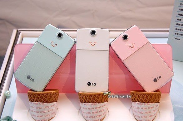 มือ1 LG KF350 Ice Cream - แอลจี KF350 Ice Cream เป็นของใหม่และแท้นำเข้ามาจริงมีภาษาไทยใช้ได้ทันทีใช้ได้กับทุกซิมในไทย รูปที่ 1