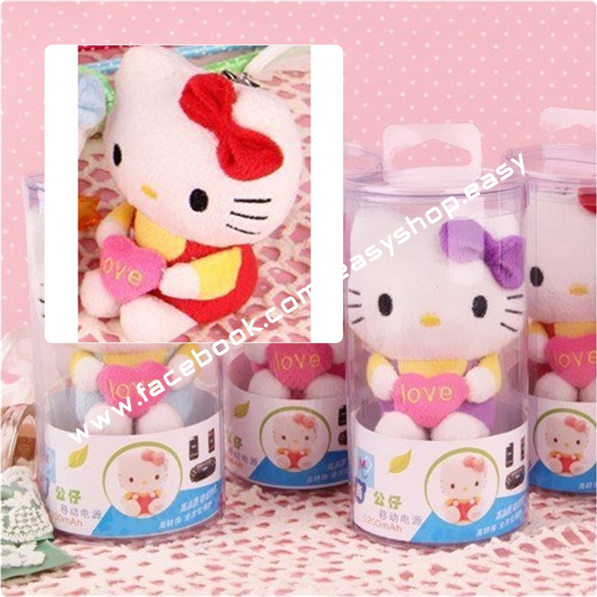 แบตเตอรี่สำรอง Kitty Power Doll 2200mAh รุ่น PB-002 Kitty รูปที่ 4