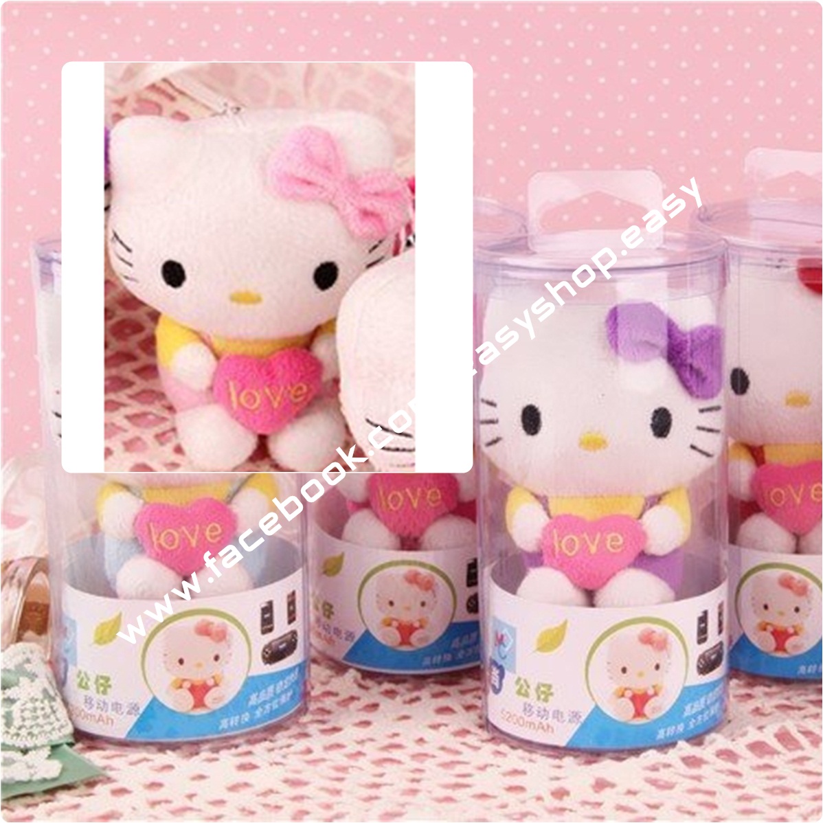 แบตเตอรี่สำรอง Kitty Power Doll 2200mAh รุ่น PB-002 Kitty รูปที่ 3