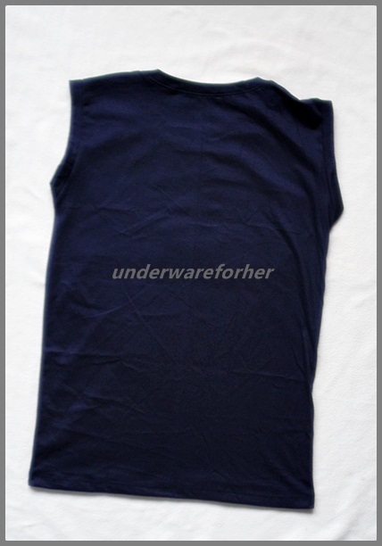 เสื้อยืดแฟชั่นแขนกุด BOY LONDON สีกรมท่า รูปที่ 2