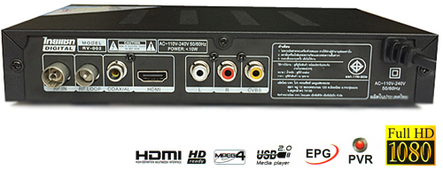 ขาย กล่องรับสัญญาณดิจิตอลทีวี THAISAT RV-002 (SET TOP BOX ) รูปที่ 4