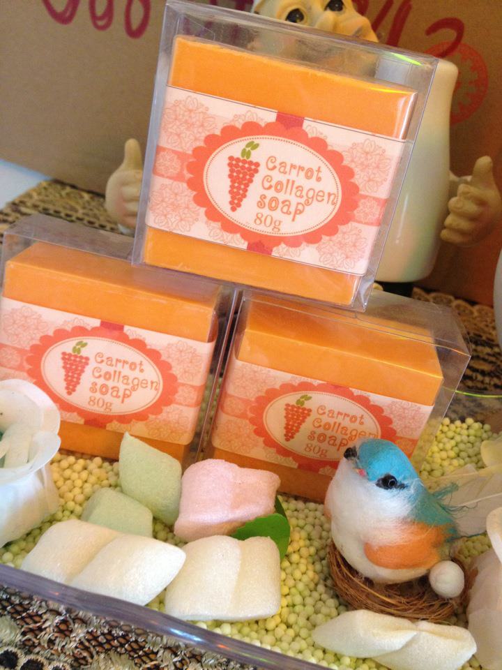 Carrot Collagen Soap. สบู่แครอทนาโน เกรดพรีเมี่ยม หน้าใสมว๊ากกกก รูปที่ 1