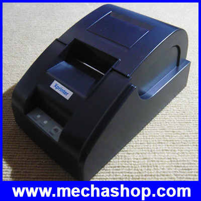 เครื่องพิมพ์ใบเสร็จ เครื่องพิมพ์สลิป เครื่องพิมพ์ใบเสร็จอย่างย่อ เครื่องพิมพ์ความร้อนขนาด 58มม Thermal printer 58 mm Speed 90 mm/sec Xprinter XP58IIIA รูปที่ 1