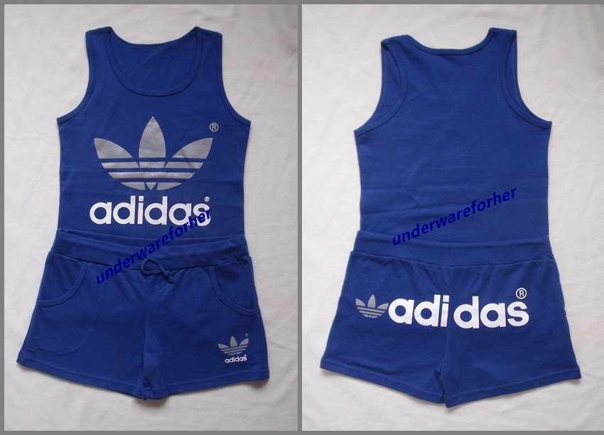 ชุด ADIDAS ผู้หญิง สีน้ำเงิน สวยมาก รูปที่ 1