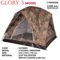 Tent  Glory 3 (wood) By Karana Travel Gear