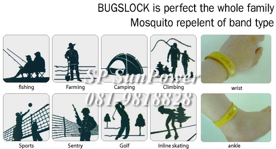 ขอตั้งป้อม ไล่แมลงทั้งปวงด้วยสายรัดข้อมือ Bugslock รูปที่ 3