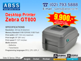 เครื่องพิมพ์บาร์โค้ด Zebra GT800 Desktop Barcode Printer
