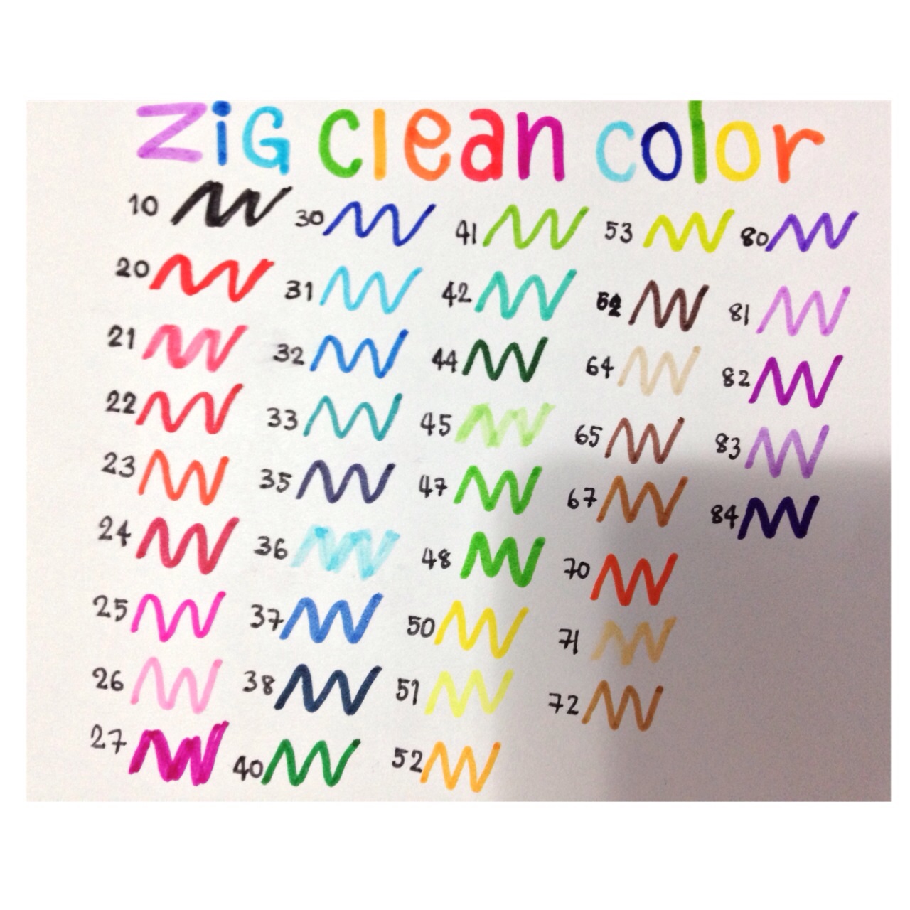 ปากกาzig clean color/mildliner รูปที่ 6