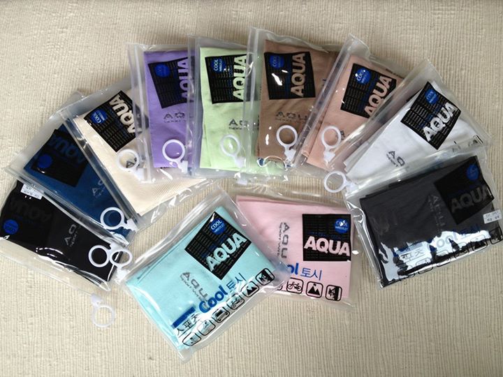 ขายปลอกแขนกัน UV ยี่ห้อ AQUA (Made in Korea) ราคาถูกค่ะ รูปที่ 2