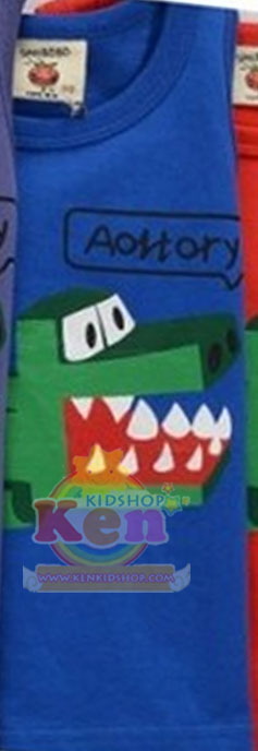 Sanbobo เสื้อกล้ามเด็ก Crocodile สีน้ำเงิน TB1680B รูปที่ 3