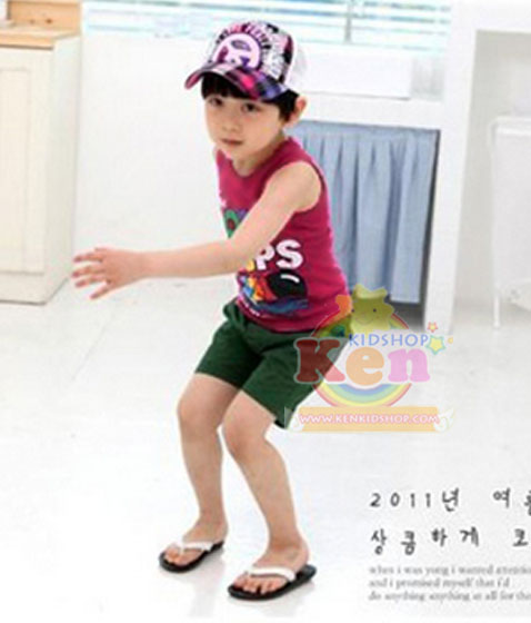 Sanbobo เสื้อกล้ามเด็ก FROOT LOOPS สีม่วง รูปที่ 3