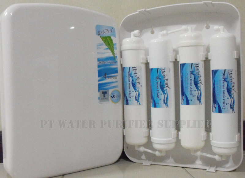 เครื่องกรองน้ำ Unipure 4 ขั้นตอน แบบกล่องแขวนผนัง รูปที่ 3