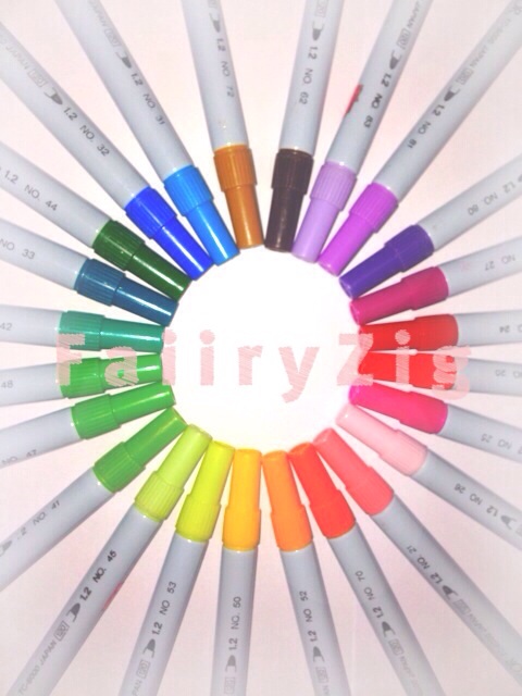 ปากกาzig clean color/mildliner รูปที่ 5