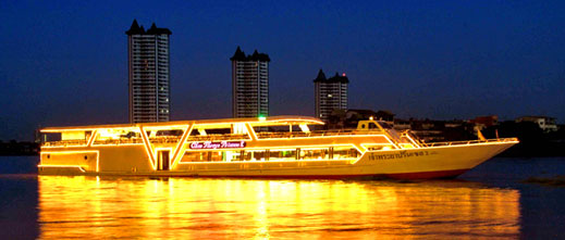 บัตรรับประทานอาหารบนเรือ Chao Phraya Princess รูปที่ 1