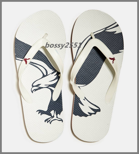 รองเท้าแตะแบรนด์ดัง  American Eagle สีขาว  รูปที่ 1
