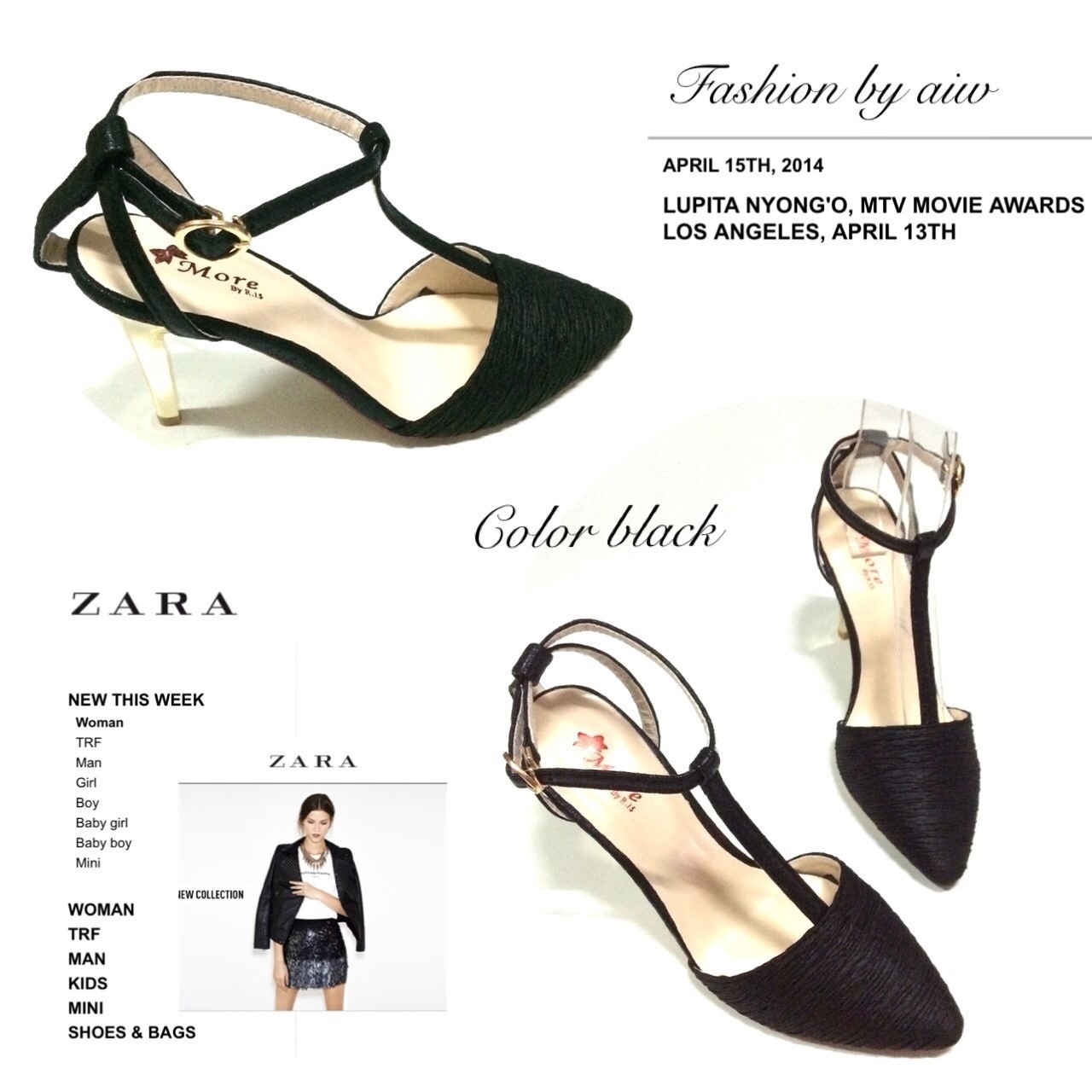 รองเท้า ZARA BASIC 2014 รองเท้าส้นสูง รูปที่ 1