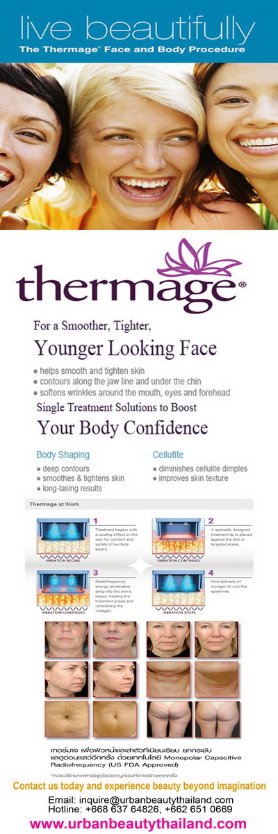 Cellulite removal, Body Skin Tightening CoolSculpting Thailand Plus Thermage Bangkok,Thailand - Urban Beauty Thailand รูปที่ 1
