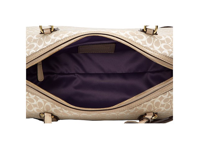 กระเป๋า COACH  POP SIGNATURE METALLIC OUTLINE EAST WEST SATCHEL 26426 รูปที่ 5