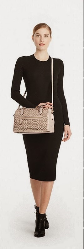 กระเป๋า COACH  POP SIGNATURE METALLIC OUTLINE EAST WEST SATCHEL 26426 รูปที่ 4