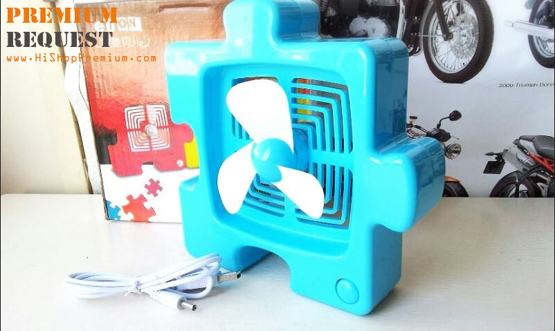พัดลมจิกซอ รุ่นชาร์จแบต พร้อมสายusb (USB BICYCLE FAN) รูปที่ 3