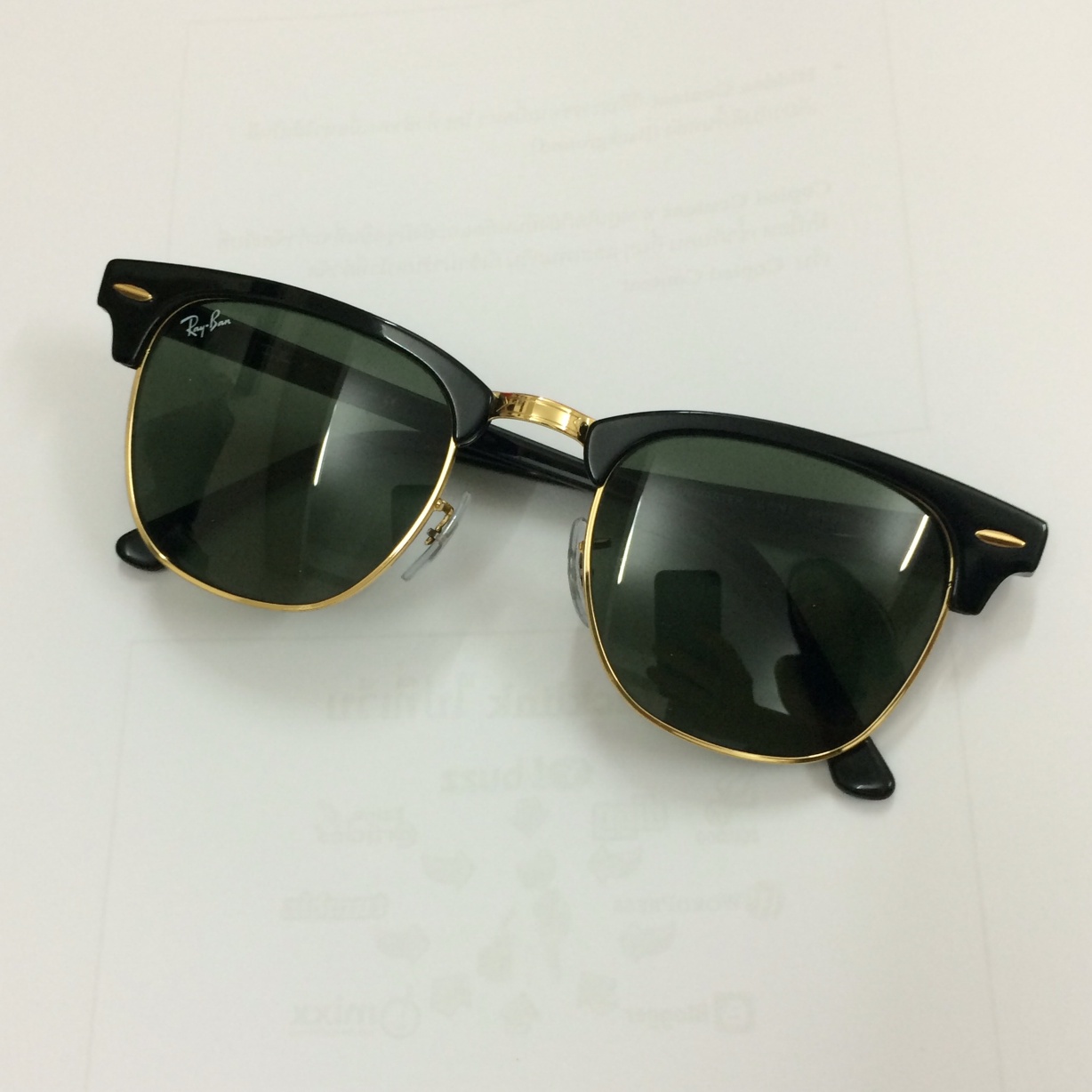 ขายแว่นตา ray-ban clubmaster ของใหม่ แท้100%จากUSA รูปที่ 1