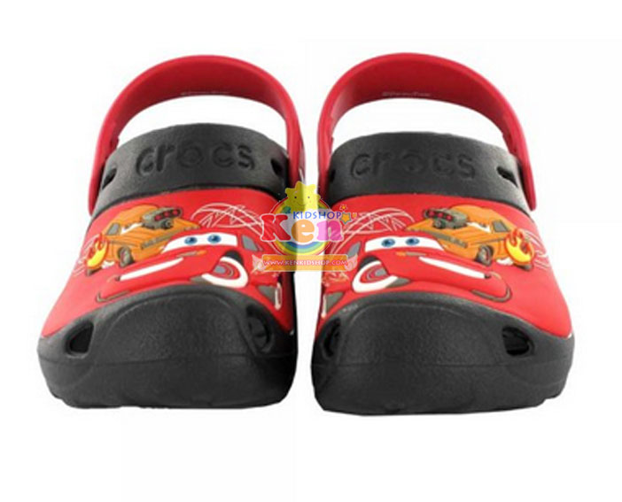 Crocs รองเท้าเด็ก 3D Car McQueen สีดำSH009 รูปที่ 2
