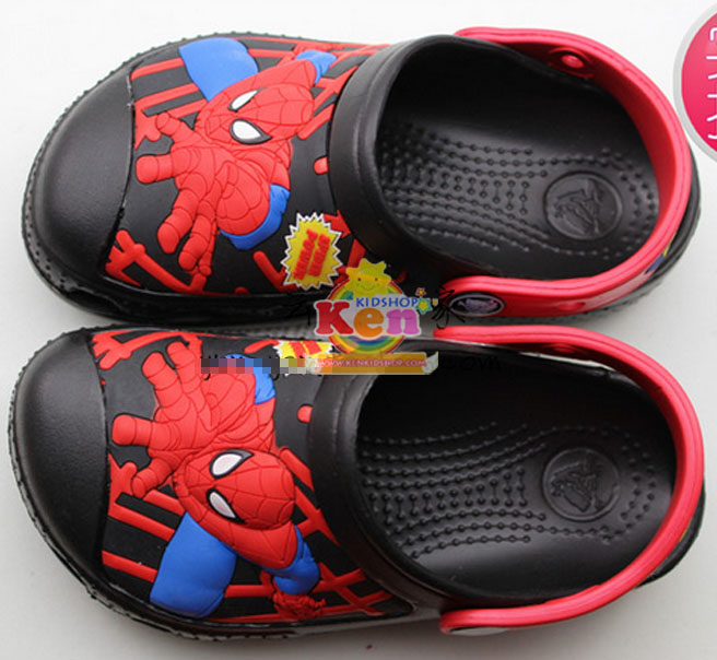 Crocs รองเท้าเด็ก 3D Spiderman action สีดำ SH581 รูปที่ 2