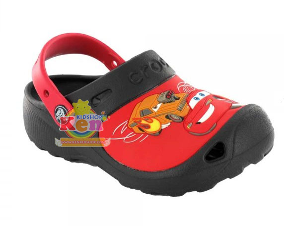 Crocs รองเท้าเด็ก 3D Car McQueen สีดำSH009 รูปที่ 3