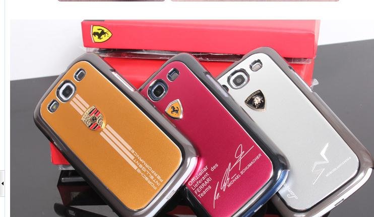 จำหน่าย เคสแนวรถยนต์สปอร์ต Porsche สีม่วง/สีส้ม/สีเงิน สำหรับ Samsung Galaxy S3ราคาประหยัด(พร้อมส่ง)  รูปที่ 1