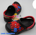 Crocs รองเท้าเด็ก 3D Spiderman action สีดำ SH581