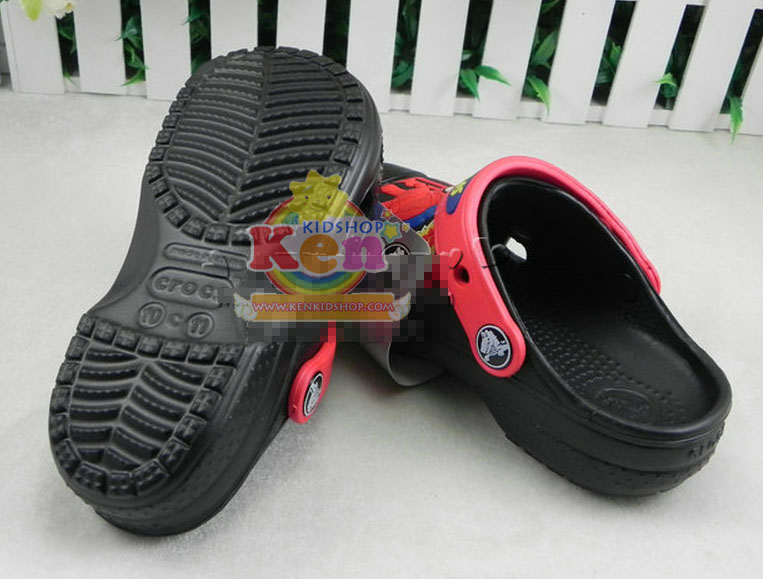Crocs รองเท้าเด็ก 3D Spiderman action สีดำ SH581 รูปที่ 6