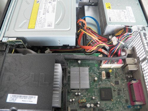 5.	เคสประกอบ DELL optiplex330 Intel core2duo E4600 2.4 GHz DDR2*1GB SATA 160.GB/DVD-RW รูปที่ 5