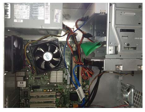 3.	คอมพิวเตอร์ เดสท๊อป hp compaq dx2700 microtower E4400 Core2Duo 2GHz รูปที่ 5