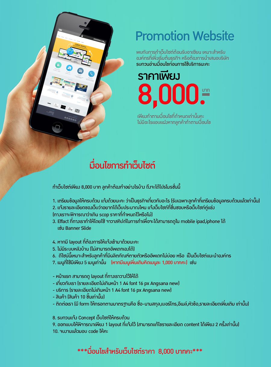 รับออกแบบเว็บไซต์ สร้างเว็บไซต์ ออกแบบเว็บราคาถูก โปรโมชั่นเพียง 8000 บาท รูปที่ 3