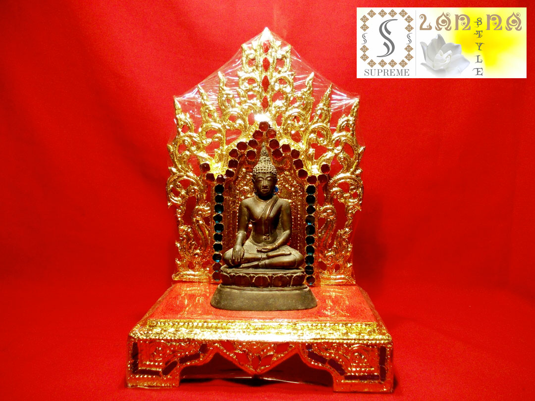 แท่นพระพม่าทรงสูง 7 นิ้ว รูปที่ 2