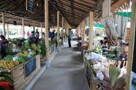กิน เที่ยว นครปฐม ตลาดเสาร์อาทิตย์ ที่ตลาดสุขใจ เลือกซื้ออาหารเพื่อสุขภาพ รูปที่ 3