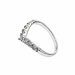 รูปย่อ Size Q 18k 18ct White gold GP Band Wedding Crystal Lab Diamond Ring TD-204 รูปที่3