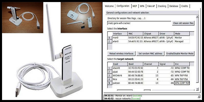 จำหน่ายชุด Scan Pasword สัญญาณ Wifi พร้อมอุปกรณ์ครบชุด (1,990 บาท + ค่าส่ง EMS 200 บาท ทั่วประเทศ) รูปที่ 1