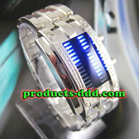 นาฬิกาข้อมือ LED BLUE A02 (Sale) รูปที่ 3
