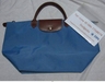 รูปย่อ ขายกระเป๋าเป้  longchamp ของแท้ สีฟ้า ใหม่ รูปที่2