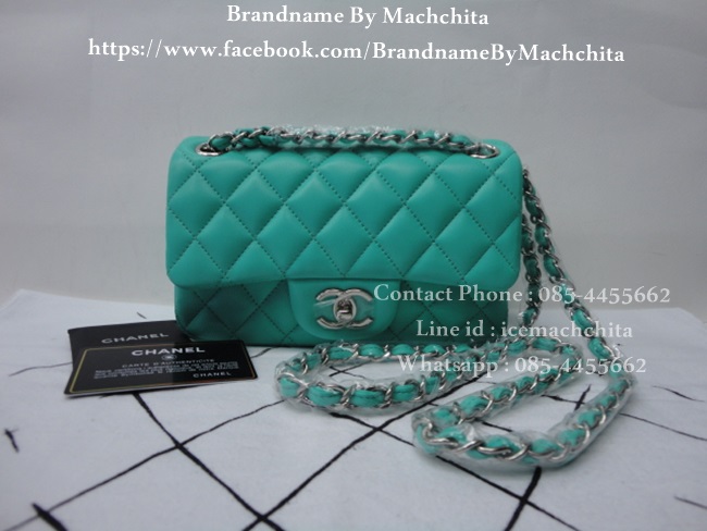 กระเป๋า Chanel Classic Size 7''-8'' สินค้านำเข้าระดับ Hi-end คุณภาพดีที่สุด รูปที่ 6