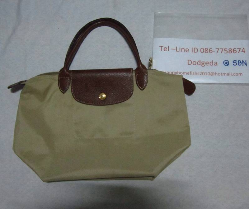 ขายกระเป๋าเป้  longchamp ของแท้ สีฟ้า ใหม่ รูปที่ 4