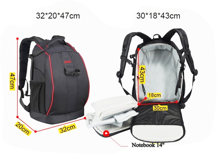 กระเป๋ากล้อง K7 CADEN Container Bag ทนทาน จุอุปกรณ์มหาศาล เหมาะสำหรับช่างภาพมืออาชีพ  รูปที่ 2
