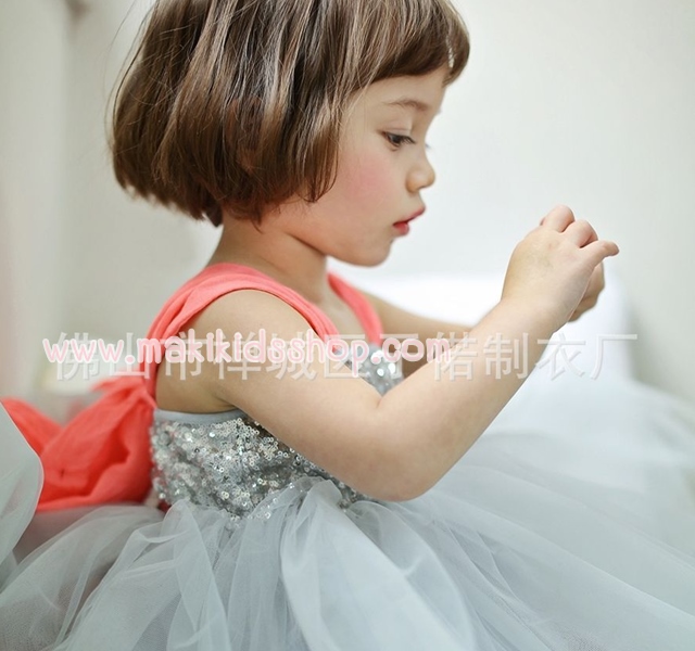 ชุดออกงานเด็ก เดรสกระโปรงฟูๆ รูปที่ 3
