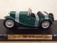 รถโมเดล MG TC Midget 1947