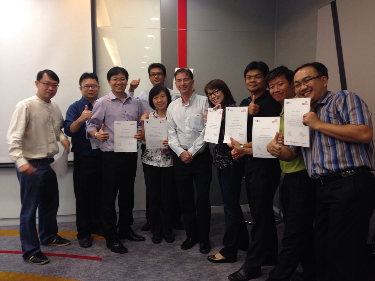 ภาพบรรยากาศงานมอบประกาศนียบัตร ให้แก่ผู้บริหารของ SCG จัดโดยสถาบันนิวเคมบริดจ์ (ประเทศไทย)  รูปที่ 2