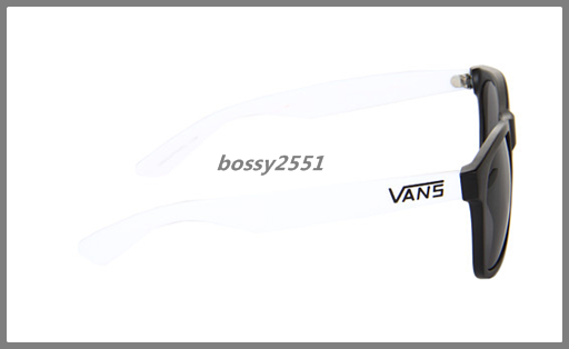 แว่นตาแฟชั่น VANS สวยๆ ขาแว่นสีขาว กรอบดำ รูปที่ 3
