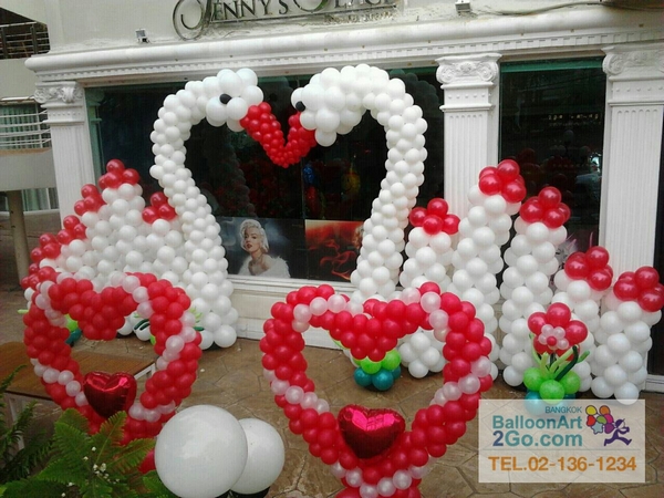 ร้านขายลูกโป่งสวรรค์  รับจัดช่อลูกโป่ง  ซุ้มลูกโป่ง  ตกแต่ง พร้อมบริการส่ง 0882277072 รูปที่ 3