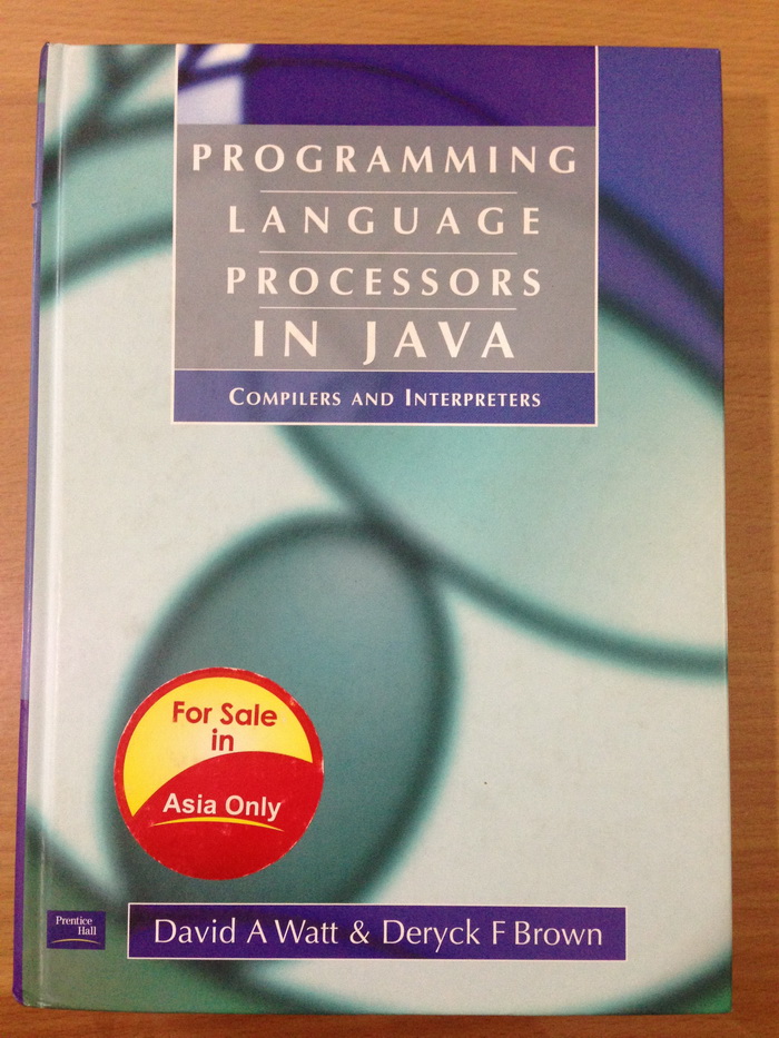 ขาย หนังสือ Textbook ปกแข็ง สภาพดี ราคาถูก : Programming Language Processors in Java Compilers and Interpreters รูปที่ 1